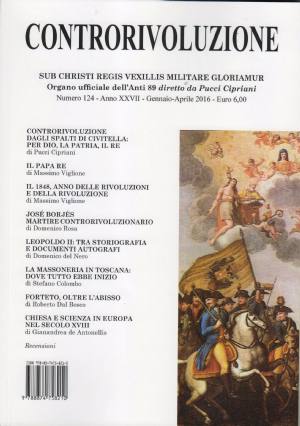 Ritorna Controrivoluzione, la rivista del trono e dell’altare